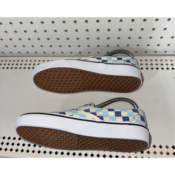 VANS Classic Slip-On Checkerboard Womens Athletic Skate Shoes Size 7 Multi Color - Picture 6 of 8